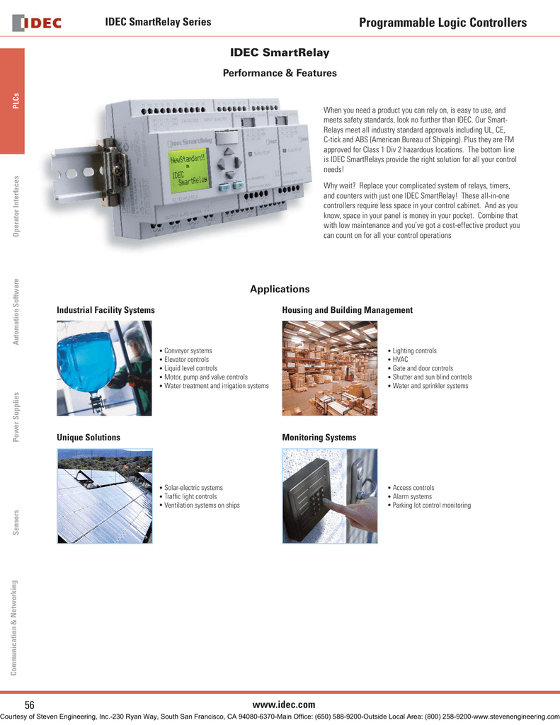 8 I/P 240V 4 RELAY O/P IDEC FL1FH12RCC SMART RELAY tillescenter