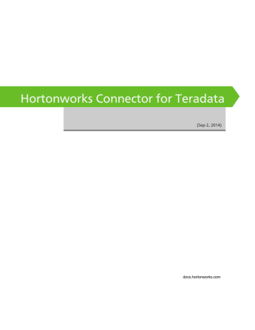 hortonworks jdbc driver for mac