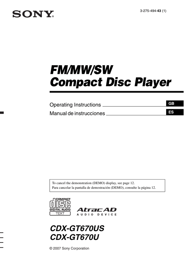 Sony Xplod Cdx Gt610ui Wiring Diagram Wiring Diagram