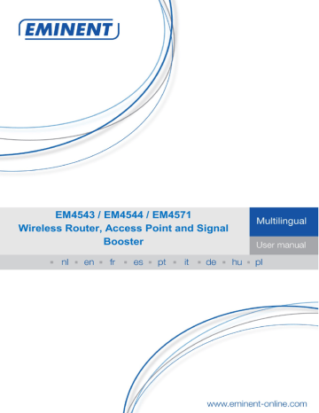 6.5 Connessione tra wireless router e amplificatore di segnali (2). Eminent EM4544 | Manualzz