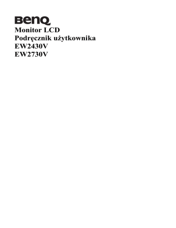 instrukcja obslugi do monitora BENQ LCD EW2730V | Manualzz