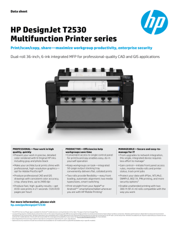 HP DesignJet T2530 Multifunction 