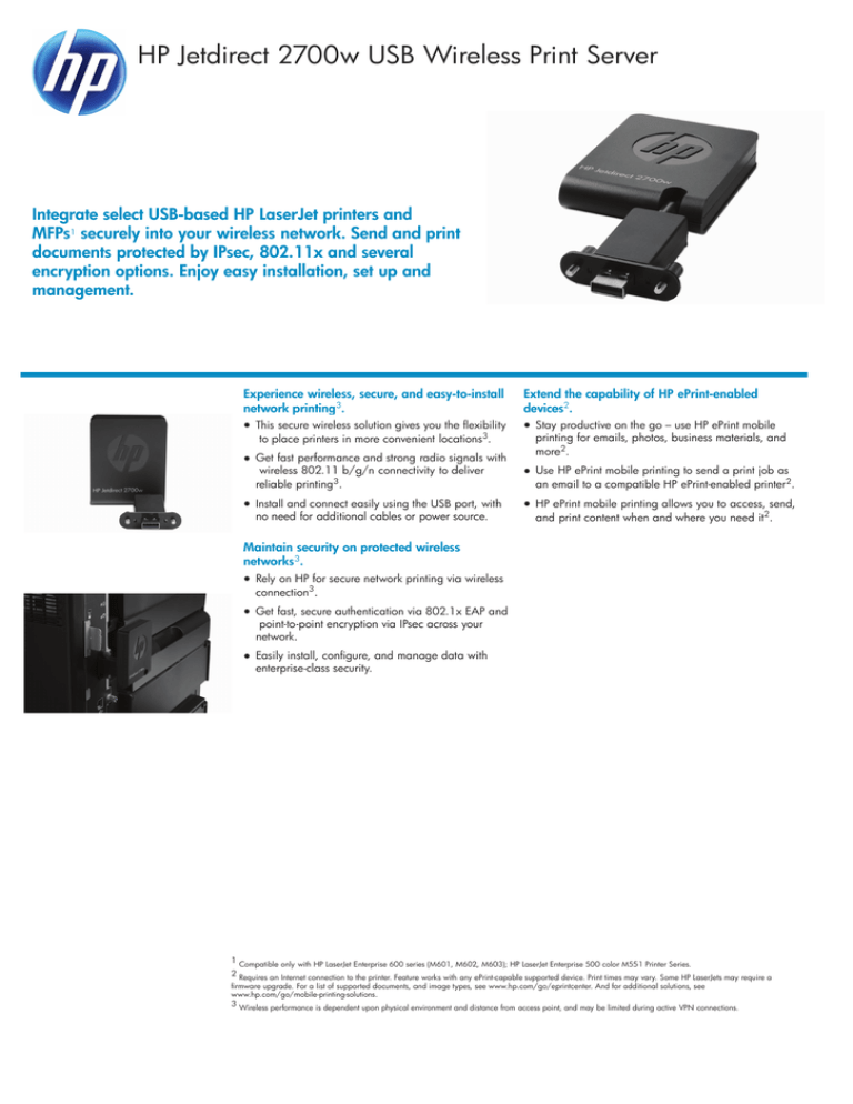 installing network device hp printer