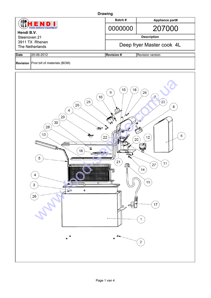 Www Food Service Com Ua 207000 0000000 Deep Fryer Master Cook