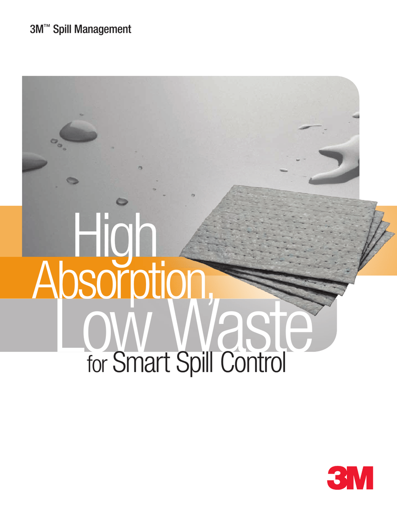 3M 70070408235 Chemical High Capacity Safety Product Sorbent Pad