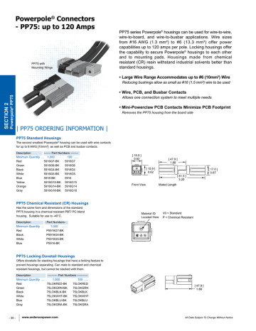 Powerpole Connectors Pp75 Up To 1 Amps Manualzz