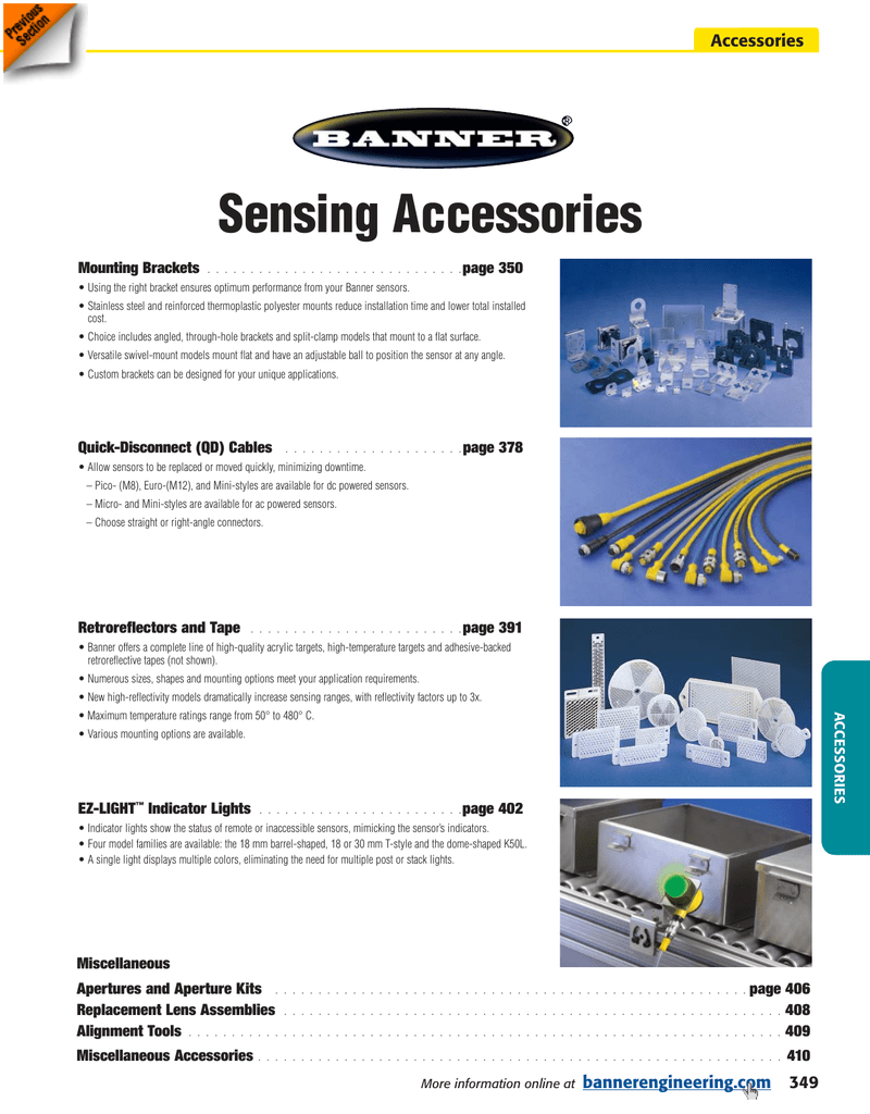 Sensing Accessories Iknow Accessories Mounting Brackets Manualzz Com