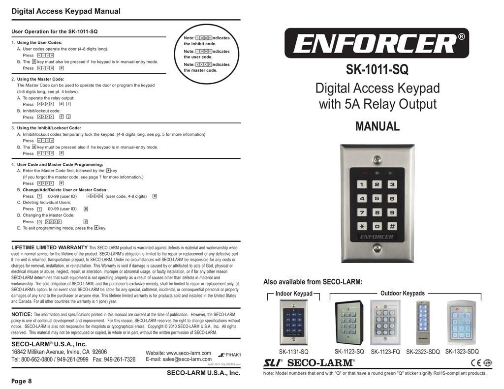 ENFORCER Manualzz