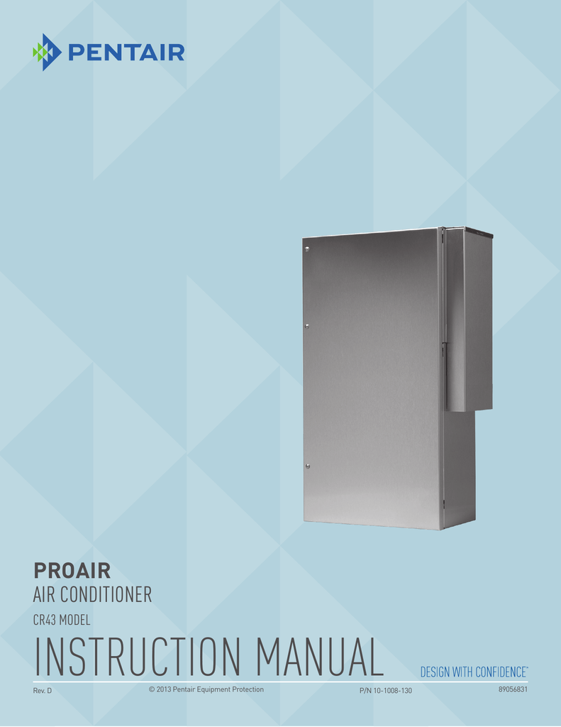 INSTRUCTION MANUAL PROAIR Air Conditioner Cr43 Model Manualzz