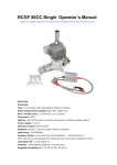 RCGF 60CC-Single Operator's Manual