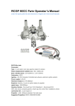 RCGF 60CC-Twin Operator's Manual