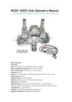 RCGF 120CC Twin Operator's Manual