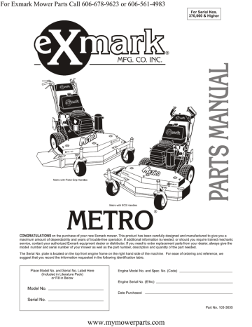 Exmark 1-323427 Belt Routing Decal Five Hydro Metro Speed Viking