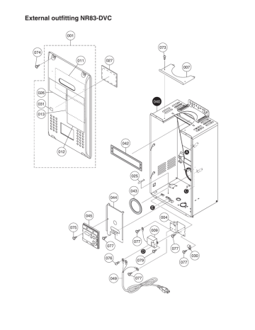External outfitting NR83-DVC 001 073 074 | Manualzz