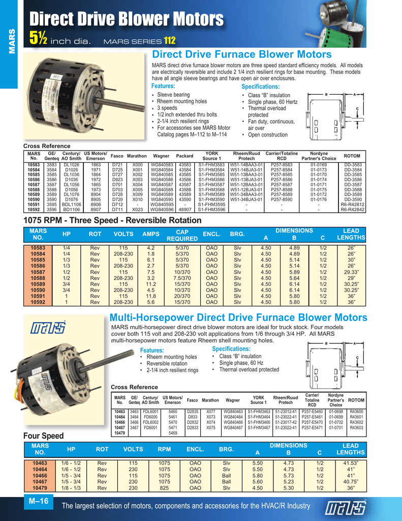 Direct Drive Blower Motors 5 ⁄ Direct Drive Furnace Blower ... sennheiser wiring diagram 