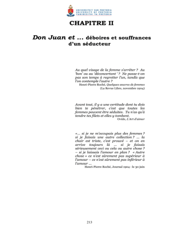 Chapitre Ii Don Juan Et Deboires Et Souffrances Manualzz