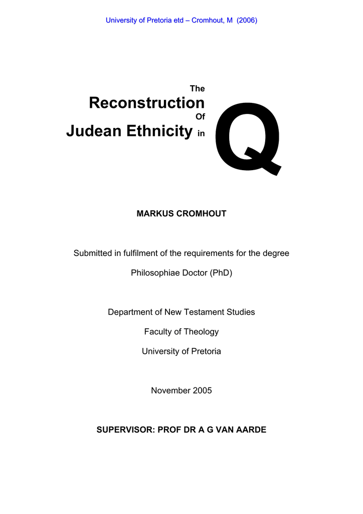 Reconstruction Judean Ethnicity Manualzzcom - 
