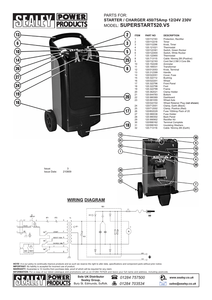 super start power pack 55002 repair manual