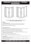 Coram Showers OFFSET QUADRANT manual
