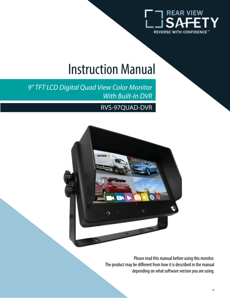 Tft Lcd Color Monitor Installation En Français