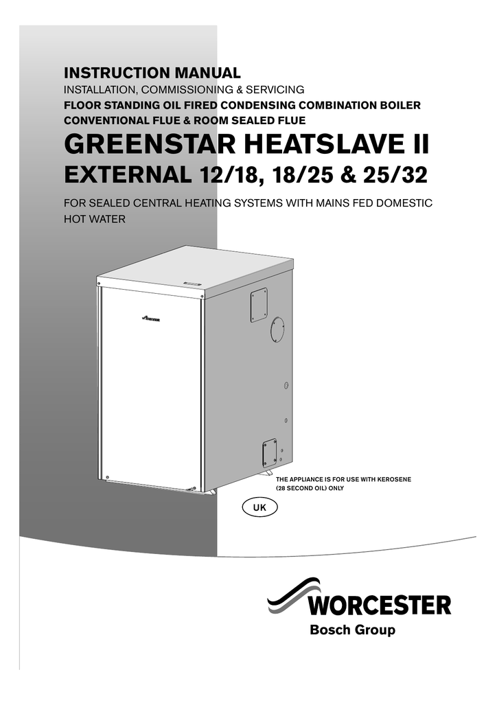 GREENSTAR HEATSLAVE II EXTERNAL 12/18, 18/25 & 25/32 INSTRUCTION MANUAL Manualzz GREENSTAR HEATSLAVE II EXTERNAL 12/18, 18/25 & 25/32 INSTRUCTION MANUAL Manualzz