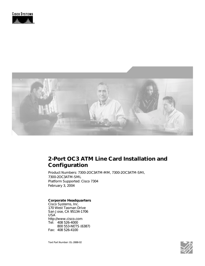 2 Port Oc3 Atm Line Card Installation And Configuration Manualzz