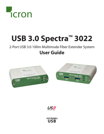 ICRON USB 3.0 Spectra 3022, USB 3.0 Verlängerung für LwL, 00-00328, Icron, Extender im Shop