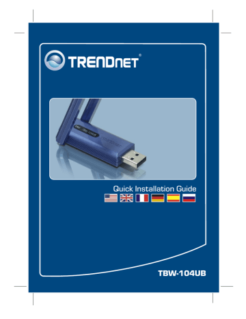 Trendnet TBW-104UB Ultra Range Bluetooth® USB Adapter Quick Installation Guide | Manualzz