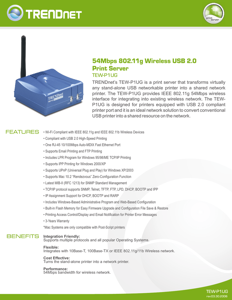 TRENDNET TEW-P21G B1 WIRELESS PRINT SERVER DRIVERS FOR WINDOWS TRENDNET TEW-P21G B1 WIRELESS PRINT SERVER DRIVERS PC