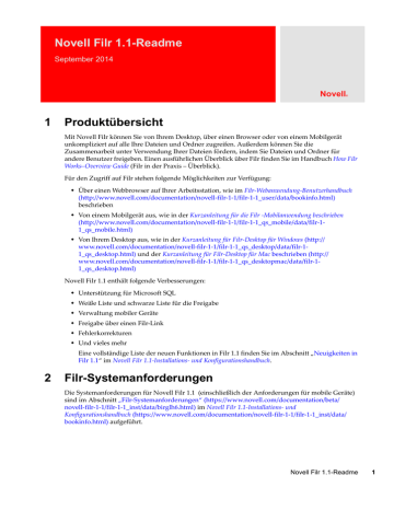 novell filr 1.1 novell filr 1.1