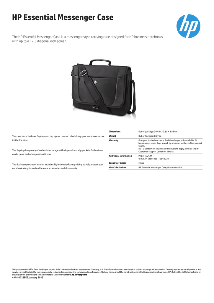 hp essential messenger