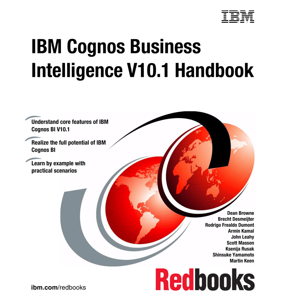 IBM Cognos Business Intelligence  Handbook Front cover | Manualzz