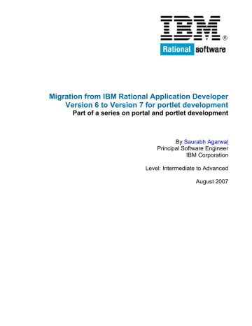 introduction to ibm rational application developer