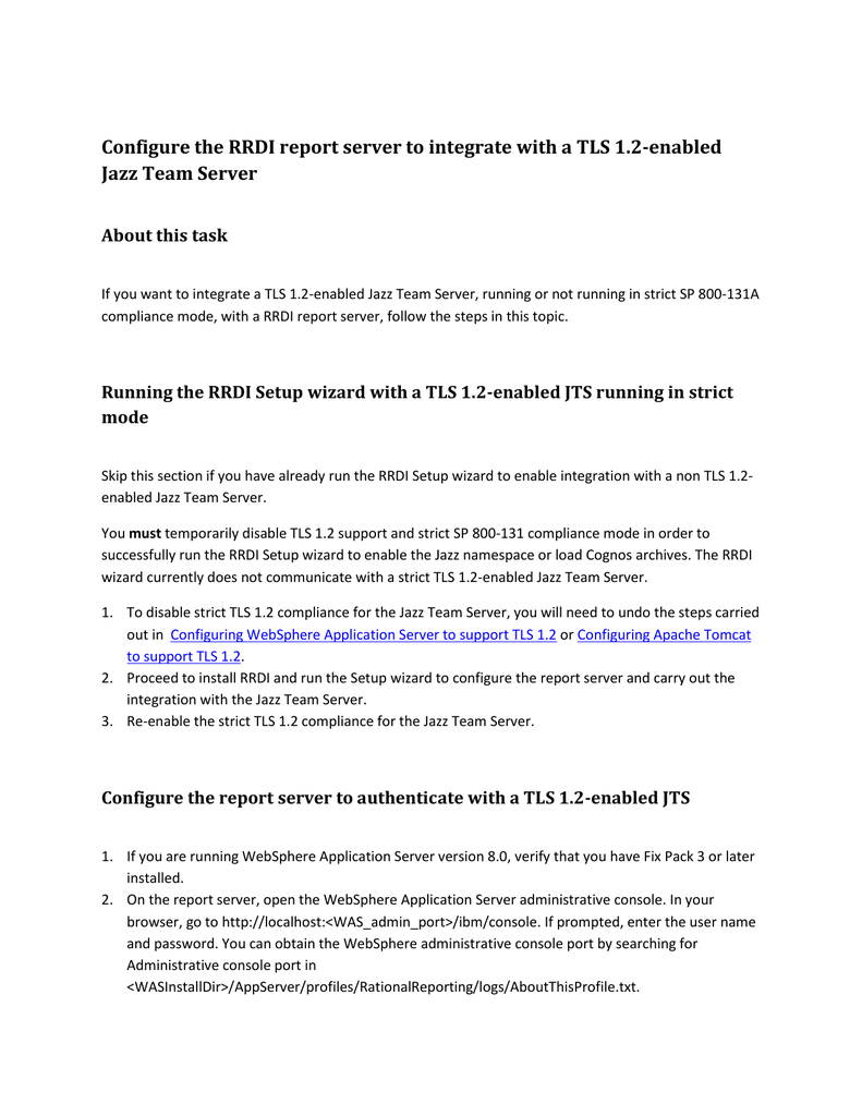 ibm rational application developer support tls 1.2 ibm rational application developer support tls 1.2