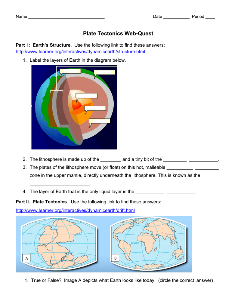 Manual 20  Manualzz Intended For Plate Tectonic Worksheet Answers