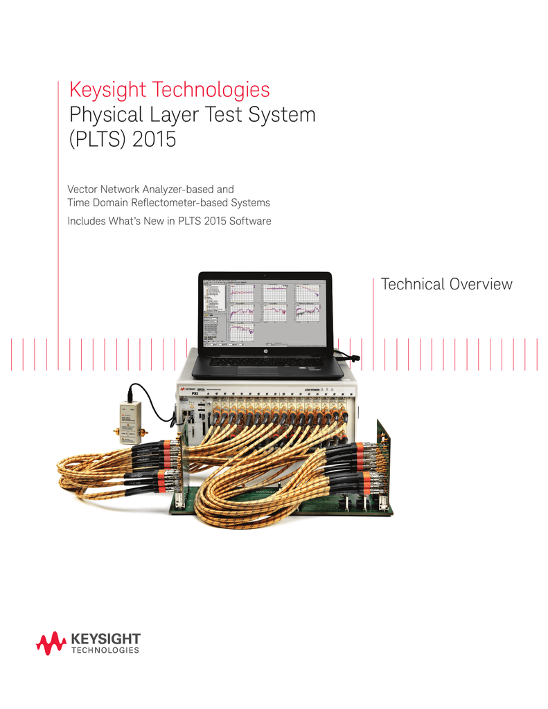 Keysight Technologies Physical Layer Test System Plts 15 Manualzz