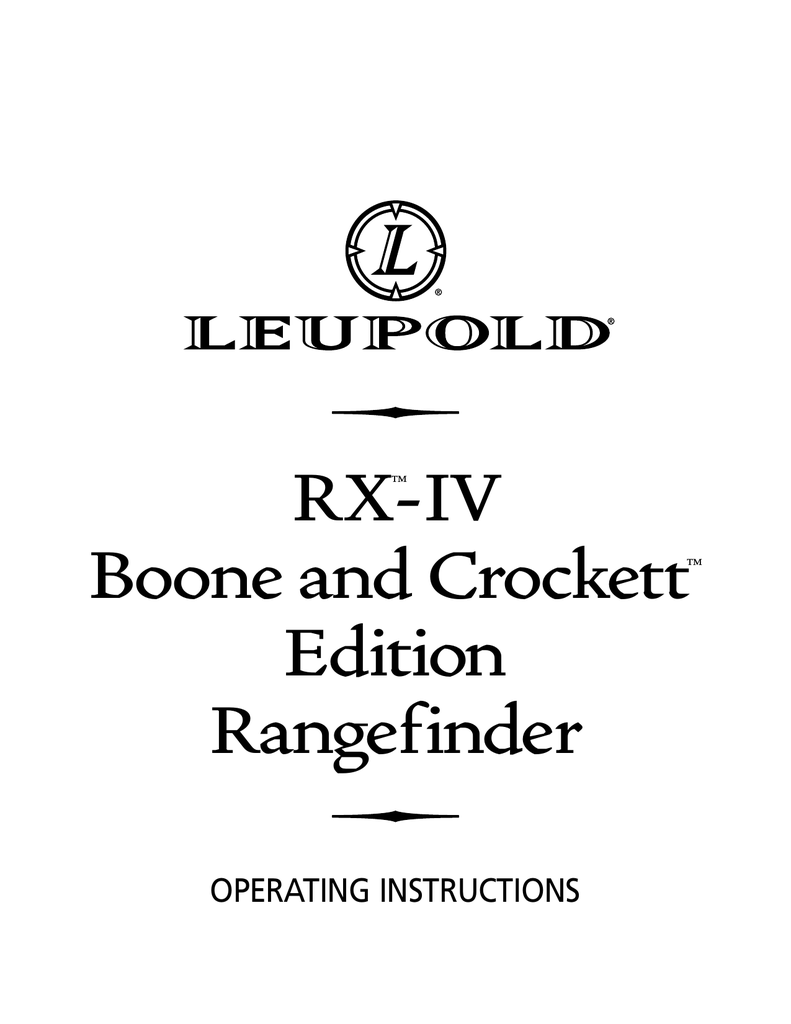 Leupold Tbr Chart