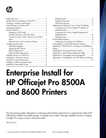 hp officejet pro 8500a plus driver installation