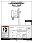 Hydra-Rib In-Ground Basketball System Owners Manual