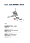 RCGF 32cc Operator's Manual