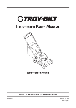 Troy-Bilt 12AVB2AQ711 - Parts Manual, Manual, User manual