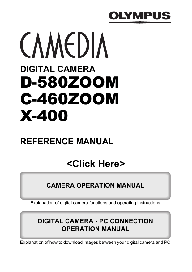 Olympus Camedia C460 Zoom Owner Manual Manualzz