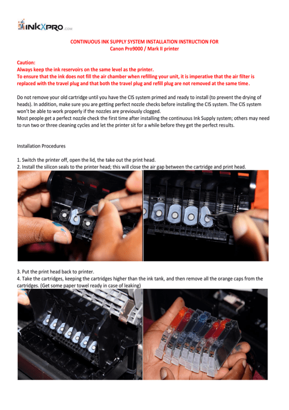 rihac continuous ink system