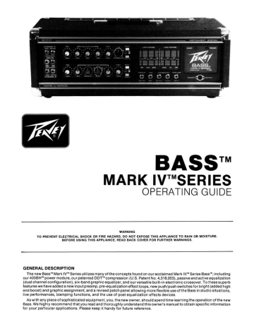 peavey mark iv footswitch