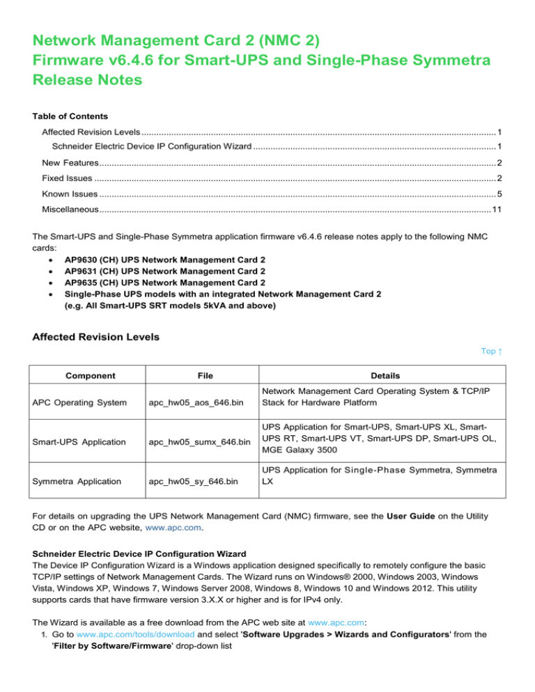 Apc Network Management Device Ip Configuration Wizard Download