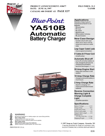 Ya510b Snap On Manualzz