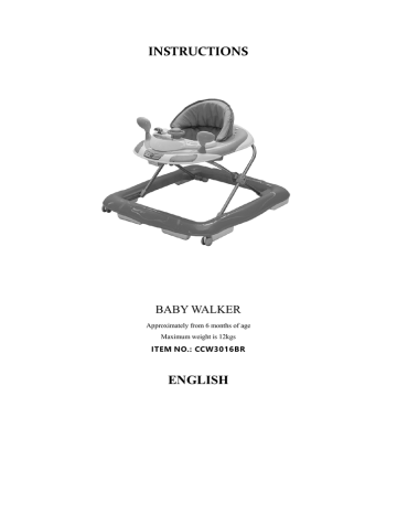 Car Theme Baby Walker Instruction Manual Manualzz