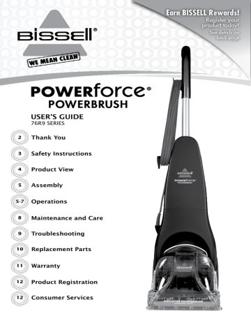 Bissell 76R9 Series Powerforce 