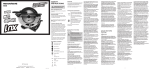 XU1 Circular Saw XCS-185 User Manual