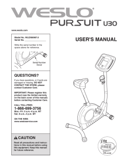 Weslo best sale pursuit 360r